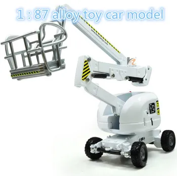 Ücretsiz kargo!süper cool ! 1 : 87 alaşım slayt oyuncak modelleri inşaat araçları hava platformu kamyon, Bebek eğitici oyuncaklar