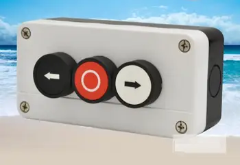 Üç öz düğme kutusu düz düğme üç su geçirmez kutu kutu kaset kontrol düğmesi ok düğmesi sıfırlama düğmesi