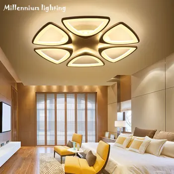 Üçgen sanat tavan LED lamba kişilik yaratıcı Oturma Odası Yatak Odası restaurant lamba basit modern lambalar 8802-12 Xia Qian