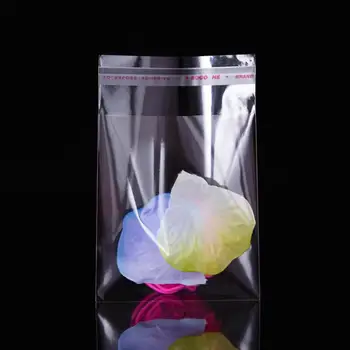 Şeffaf Kendinden yapışkanlı Plastik Torba Düğün Dekorasyon Tatlılar Şeker Çerez Ambalaj Çanta Açık Parti Takı Hediye Çantası Bisküvi
