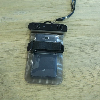 Şeffaf torba Torba Sualtı Hücre için PVC Işık Geçirmez Telefon kılıfı, Cep Telefonu iphone 7 Su Geçirmez