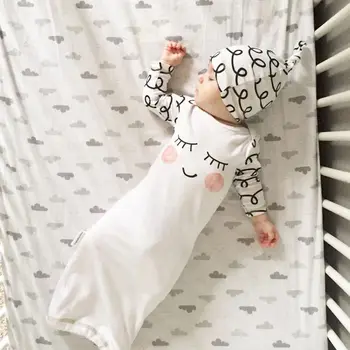 Şirin Bebek Tulumu Pamuklu Uykulu Gözleri+Pembe Yanaklar Kıyafeti Bebek Elbise Şapka yeni Doğan Bebek Hediye Bebek Pamuk Uyku tulumu 2 adet Set